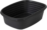 Arm & Hammer Simply Recycled Wave Open Cat Litter Pan, Small, Cat Litter Box, Made in USA, Black