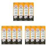 ARM & HAMMER Essentials Fluoride-Free Toothpaste,Whitening + Activated Charcoal Toothpaste of 4.3oz Tubes,Clean Mint,100% Natural Baking Soda,(Pack of 12)
