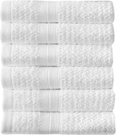 Arm & Hammer Quick Dry Washcloth Set, 6 Piece, White