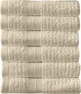 Arm & Hammer Quick Dry Washcloth Set, 6 Piece, Khaki