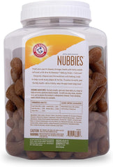 Arm & Hammer for Pets Nubbies Dental Treats Value Size - Baking Soda & Calcium Dog Dental Chews, Helps Scrub Plaque & Tartar While Chewing, Chicken Flavor, 139 Count, 52.8 Oz