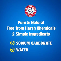 ARM & HAMMER Super Washing Soda Household Cleaner and Laundry Booster, 55 oz Box