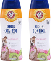 Arm & Hammer Deodorizing Dog Shampoo with Baking Soda for Odor Control, Tearless Moisturizing Formula for Sensitive Skin, Fresh Kiwi Blossom Scent, Safe for Dogs and Puppies, 20 Fl Oz - 2 Pack