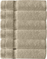 Arm & Hammer Super Soft Washcloths, 6 Piece, Khaki
