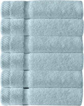 Arm & Hammer Super Soft Washcloths, 6 Piece, Light Blue