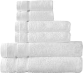 Arm & Hammer Super Soft Bath Towel Set, 6 Piece, White