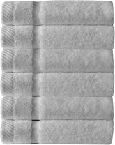 Arm & Hammer Super Soft Washcloths, 6 Piece, Light Grey