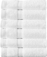 Arm & Hammer Performance Towel Washcloth Set, 6 Piece, White