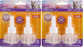 Arm & Hammer For Pets Scents Plug-in Scented Oil Refills in Lavender Fields, 4-Pack | Home Deodorizer For Pet Smells | Room Deodorizer for Homes with Pets, 0.67 Fl Oz x 2