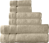 Arm & Hammer Super Soft Bath Towel Set, 6 Piece, Khaki