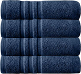 Arm & Hammer Performance Bath Towels, 4 Piece, Dark Blue