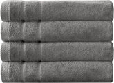 Arm & Hammer Super Soft Bath Towels, 4 Piece, Grey