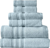 Arm & Hammer Performance Bath Towel Set, 6 Piece, Light Blue