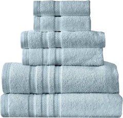 Arm & Hammer Performance Bath Towel Set, 6 Piece, Light Blue