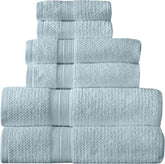 Arm & Hammer Quick Dry Bath Towel Set, 6 Piece, Light Blue