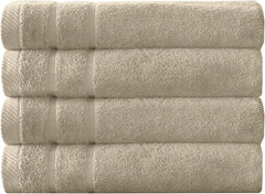 Arm & Hammer Super Soft Bath Towels, 4 Piece, Khaki