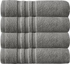 Arm & Hammer Performance Bath Towels, 4 Piece, Grey