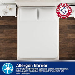 Arm & Hammer Cooling Comfort Fitted Mattress Protector, Twin