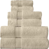 Arm & Hammer Quick Dry Bath Towel Set, 6 Piece, Khaki