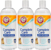 Arm & Hammer Dog Dental Water Additive Breath Freshener, Odorless Flavorless Oral Care Solution for Plaque and Tartar Control, Daily No Brush Dental Support for Dogs, 16 Fl Oz - 3 Pack