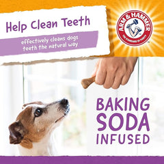 Arm & Hammer for Pets Nubbies Dental Treats for Dogs with Baking Soda & Calcium, Treat Chews Help Fight Bad Breath, Plaque & Tartar Without Brushing, Peanut Butter, 20 Pcs, 24pk (Packaging May Vary)