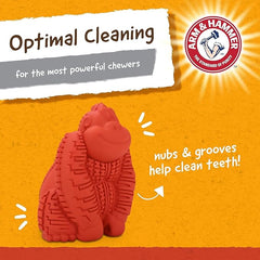 Arm & Hammer for Pets Super Treadz Mini Gorilla Dental Chew Toy for Dogs - Dog Dental Chew Toys Reduce Plaque & Tartar Buildup Without Brushing - for Dogs up to 25 Lbs (Pack of 24)