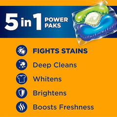 ARM & HAMMER Plus OxiClean Stain Fighters: 5-in-1 Laundry Detergent Power Paks, Fresh Scent, 72 Count
