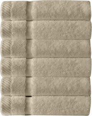 Arm & Hammer Super Soft Washcloths, 6 Piece, Khaki