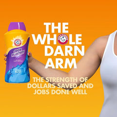ARM & HAMMER Odor Blasters In-Wash Scent Booster, Laundry Scent Booster Fresh Burst Scent, 45 Oz