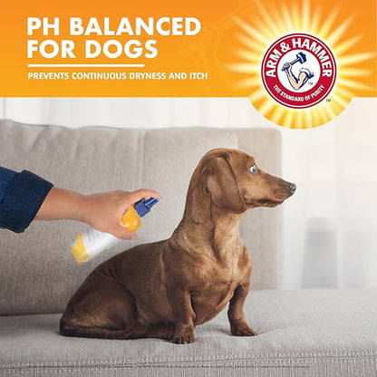 Arm & Hammer for Pets Waterless Bath Spray for Dogs Baking Soda, 8oz Mango Scent | Professional Quality Dog Grooming Spray, Free of Sodium Lauryl Sulfate & Parabens
