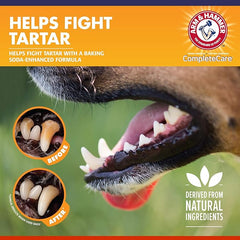 Arm & Hammer Complete Care Dog Dental Kit with Enzymatic Dog Toothpaste, Toothbrush and Finger Brush, Baking Soda and Calcium Formula for Plaque Tartar Control, Chicken Flavor, 2.5 Oz