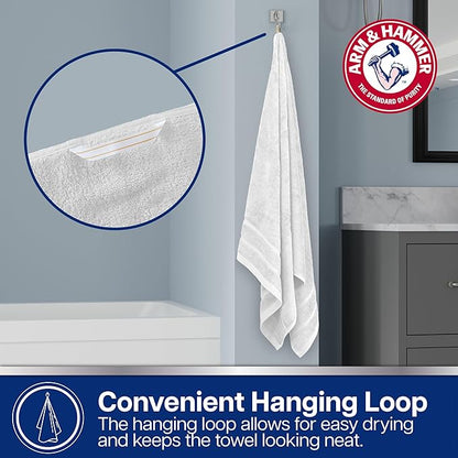 Arm & Hammer Super Soft Hand Towels, 2 Piece, Khaki