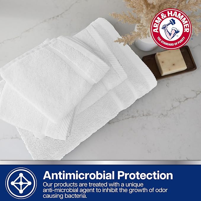 Arm & Hammer Super Soft Hand Towels, 2 Piece, Khaki