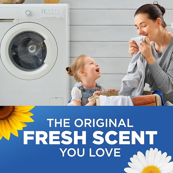 Arm & Hammer Liquid Laundry Detergent, Fresh Scent | OxiClean Formula | 128 Loads | 166.5 Fl oz | Pack of 3