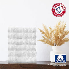 Arm & Hammer Quick Dry Washcloth Set, 6 Piece, Khaki