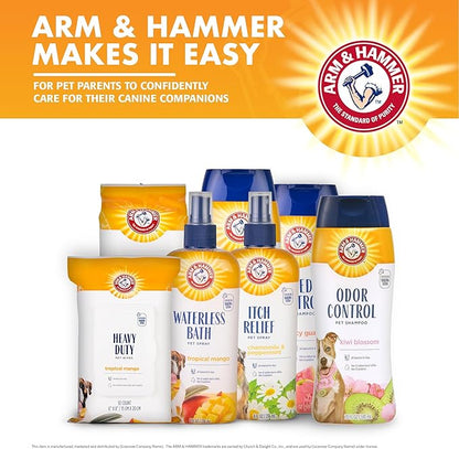 Arm & Hammer for Pets Waterless Bath Spray for Dogs Baking Soda, 8oz Mango Scent | Professional Quality Dog Grooming Spray, Free of Sodium Lauryl Sulfate & Parabens