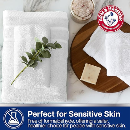 Arm & Hammer Super Soft Hand Towels, 2 Piece, Khaki