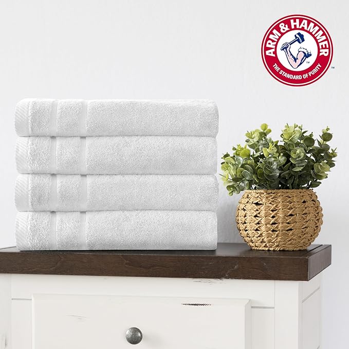 Arm & Hammer Super Soft Hand Towels, 2 Piece, Khaki